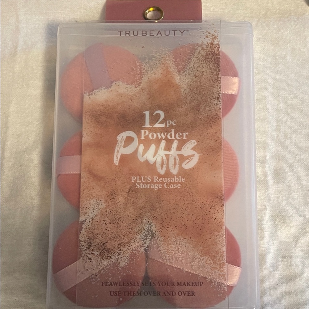 Pink Powder Puffs Set
